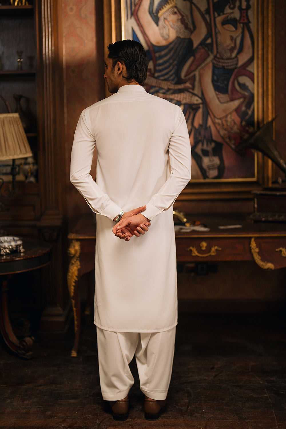 Off White  Shalwar Kameez